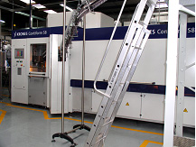 Transportador de Preforma y Sopladora.